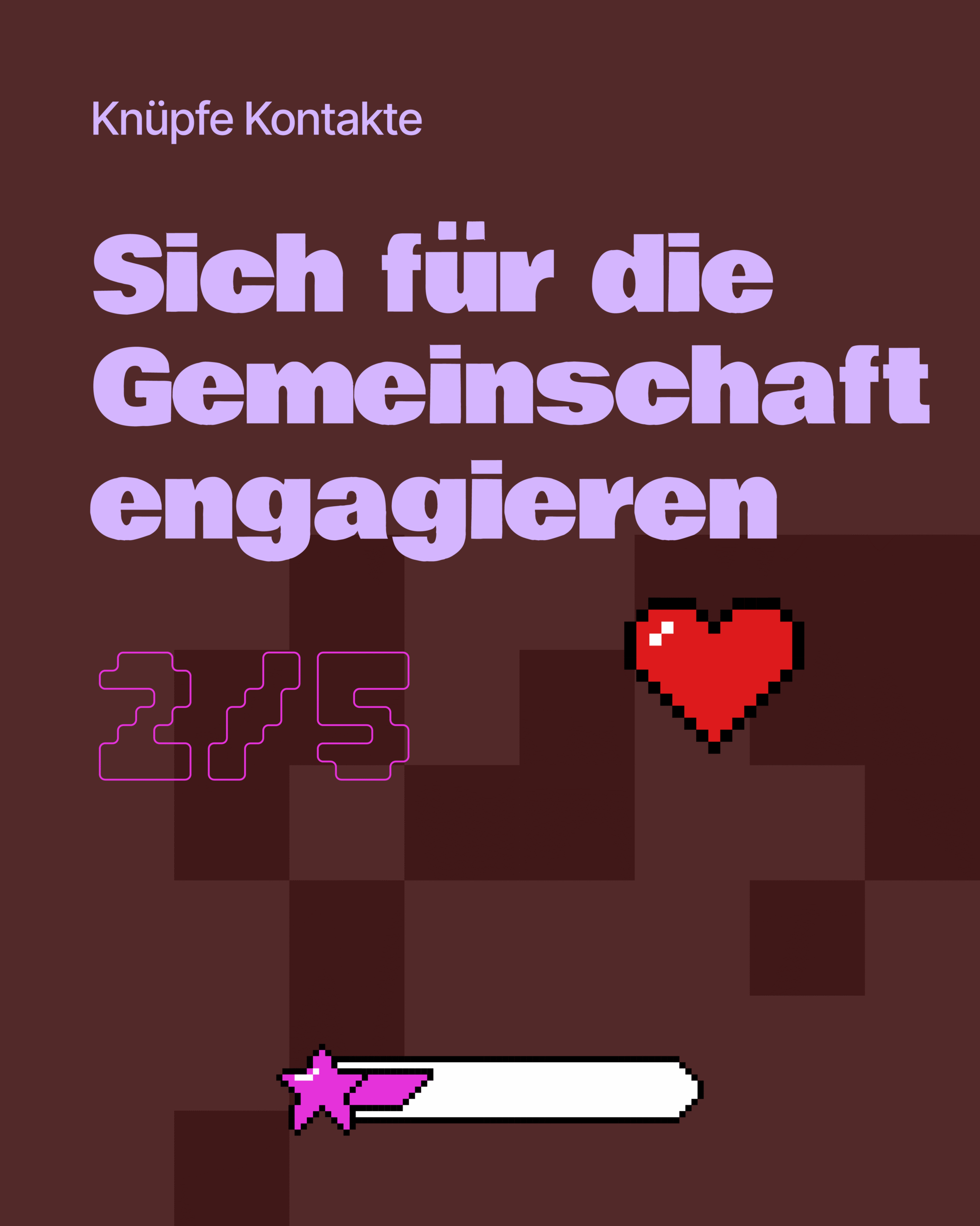2. Sich für die Gemeinschaft engagieren